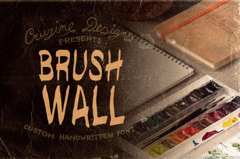 Brushwall Font Free Download