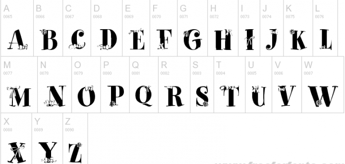 Paquet Cadeaux Font