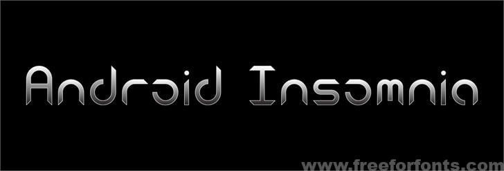 Android Insomnia_ font