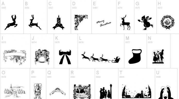 Vintage Christmas Font