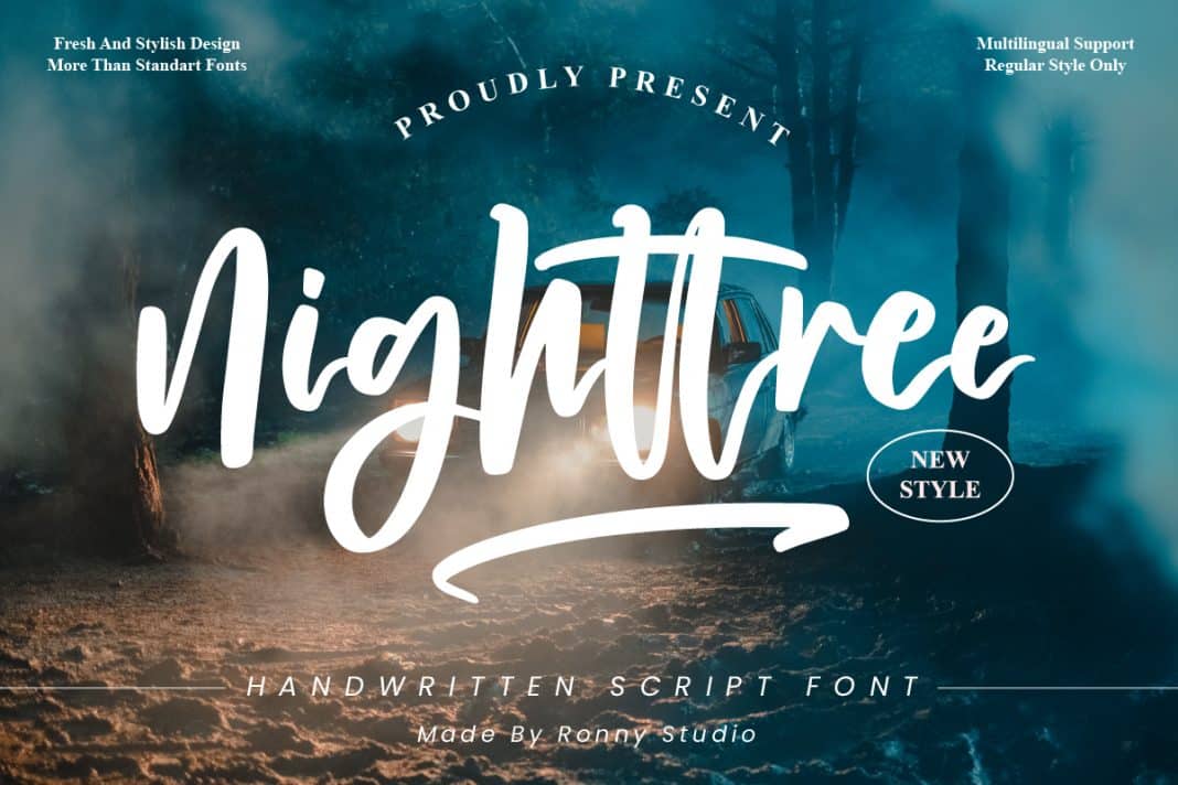 Nightree Script Font