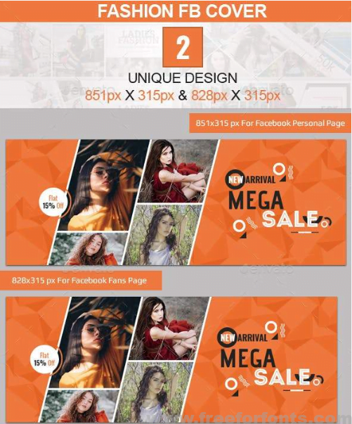 Fashion Facebook Cover 23152715 Font