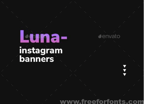 Luna Zero – Modern Instagram Banners Font