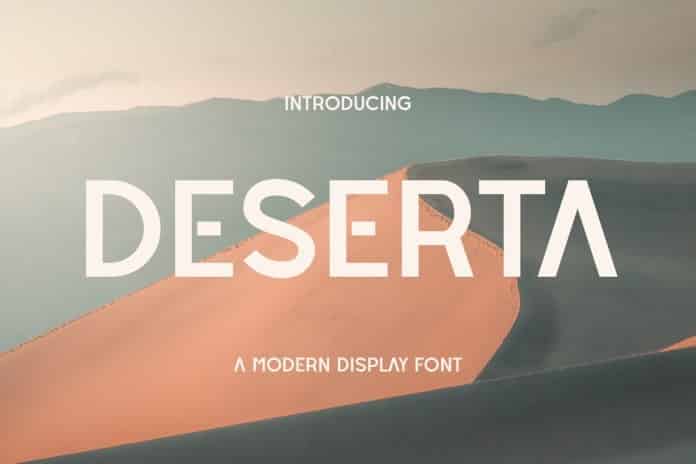 Deserta Display Font