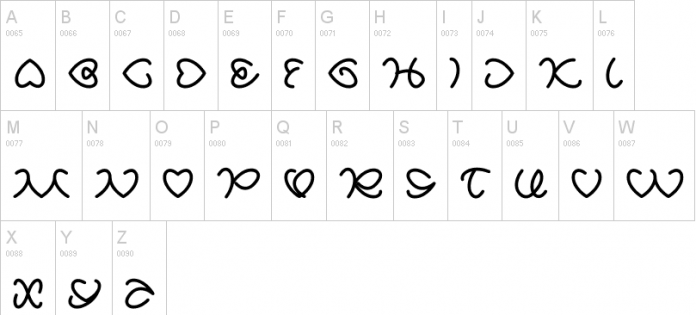 All About Love Font