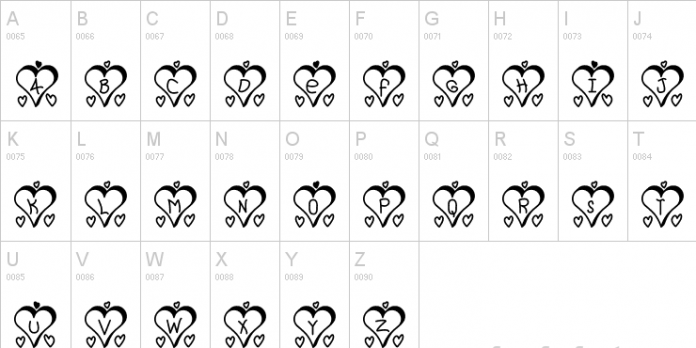 I Love St Font
