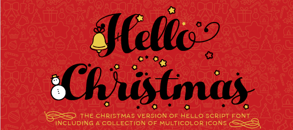 Christmas Icons Font