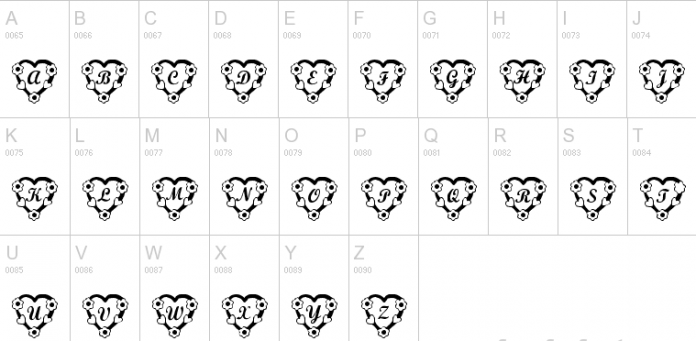 RMFlwrHt Font