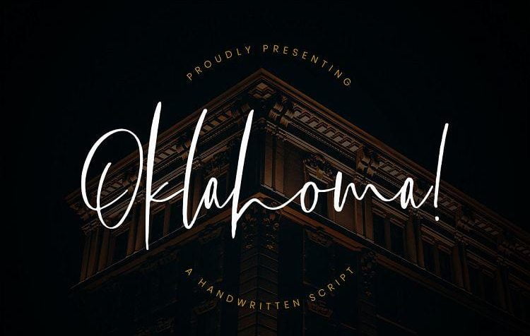 Oklahoma Handwritten Font