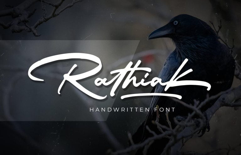 Rathiak Handwritten Font