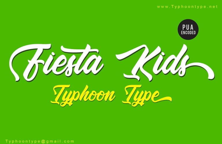 Fiesta Kids Script Font