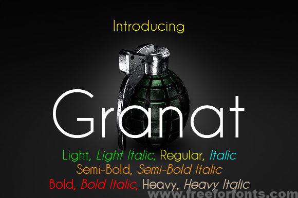 Granat Font