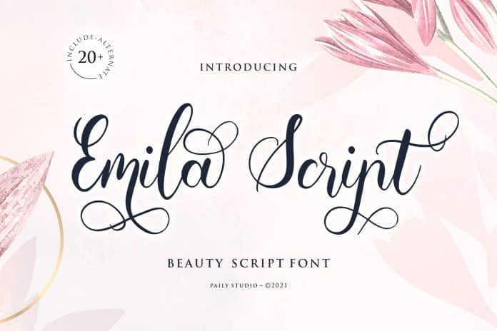 Emila Script Font
