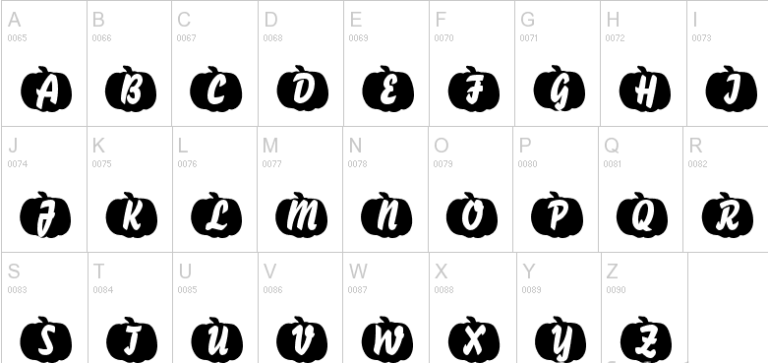 Pumpkinese Font