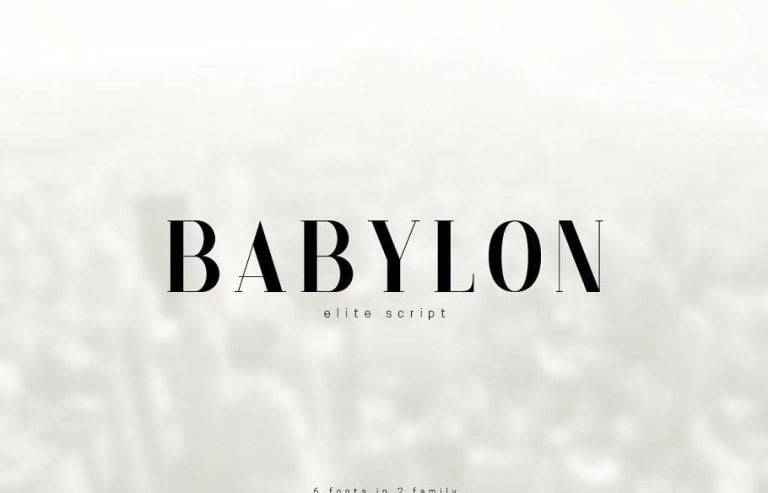 Sixth Babylon Font