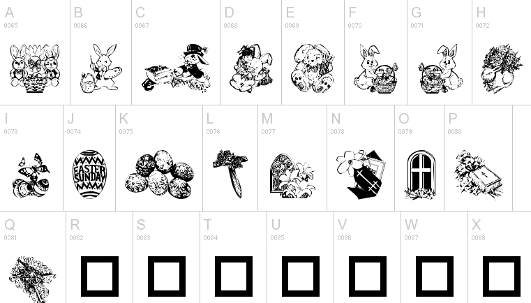 Destiny’s Easter Dings Font