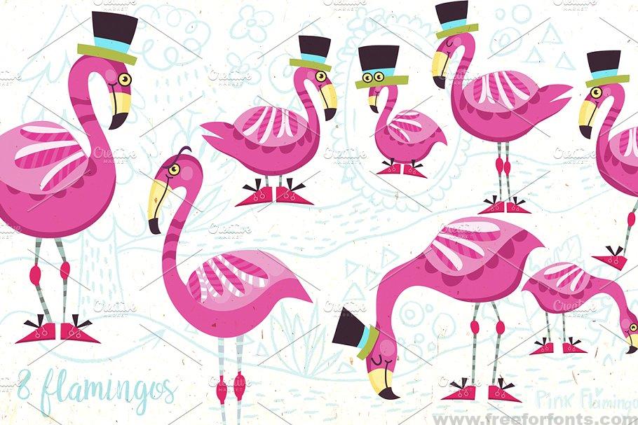 Pink Flamingo - fontforlife.com