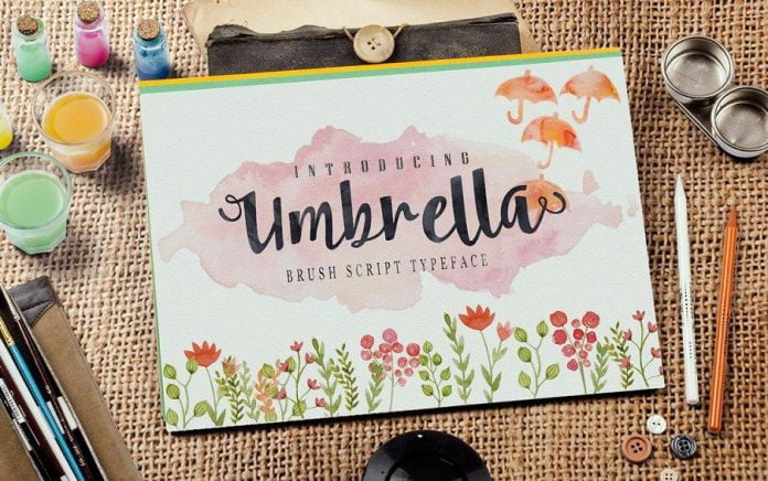 Umbrella 4 Display Fonts
