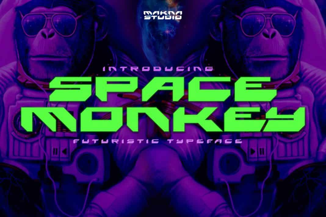 Space Monkey Display Font