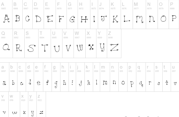 Heartache Teen Crush Font