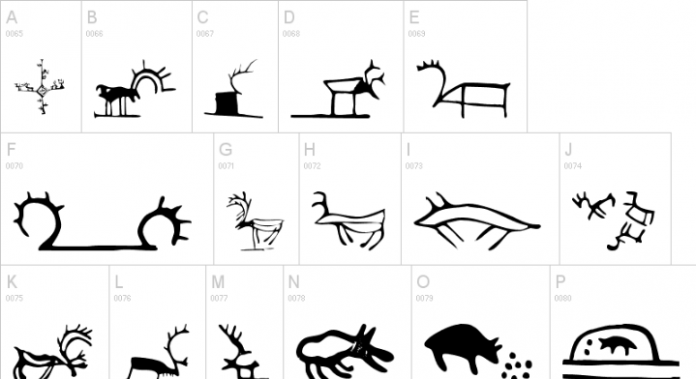 LL Sami Signs Font