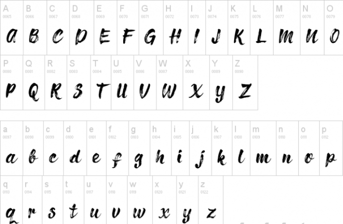 Richie Brusher Font