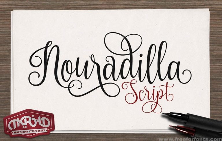 Nouradilla Font Free Download