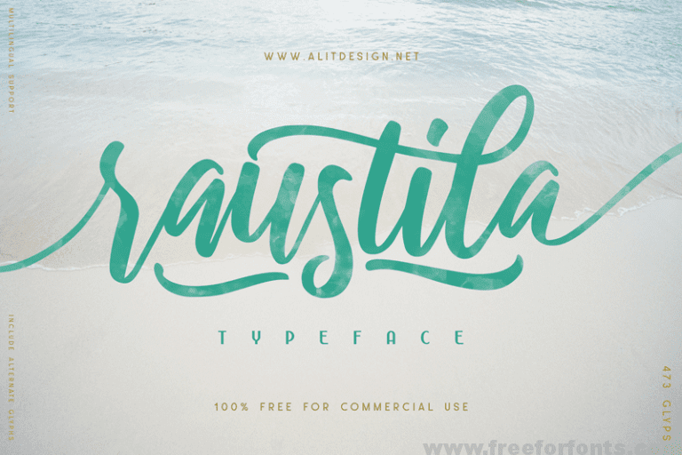 Raustila Typeface Font Free Download