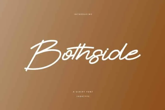 Bothside Font