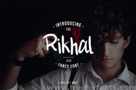 Rikhal Fancy Font