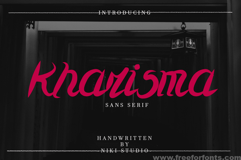 Kharisma Font