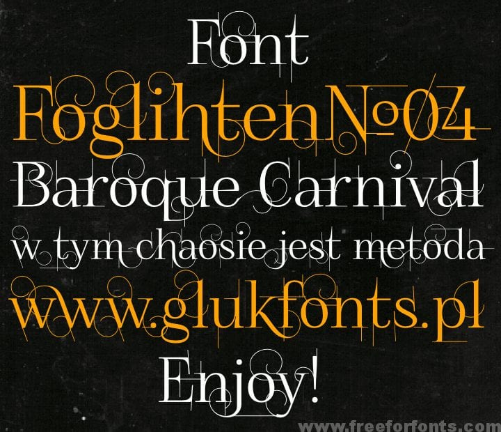 FoglihtenNo04 font