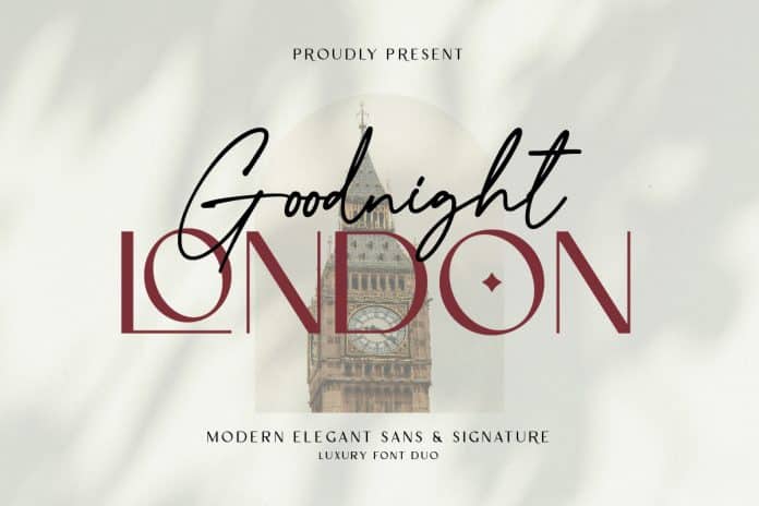 Goodnight London Font