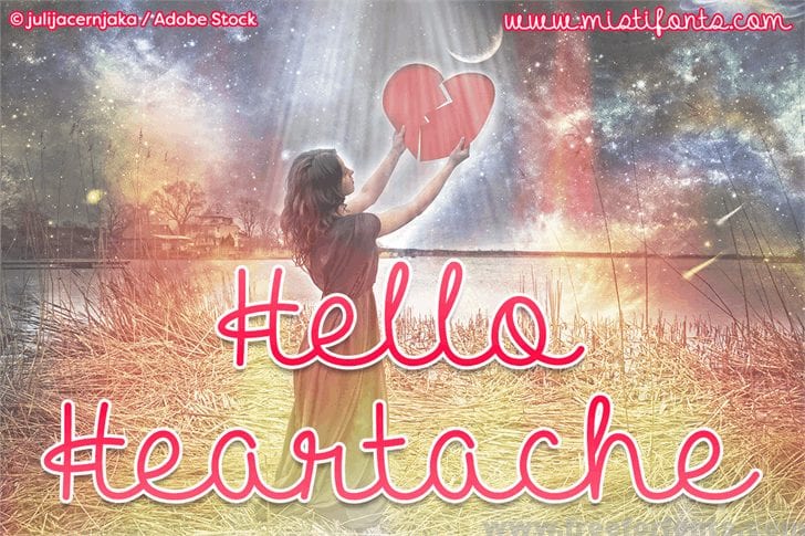 Hello Heartache Font Free Download