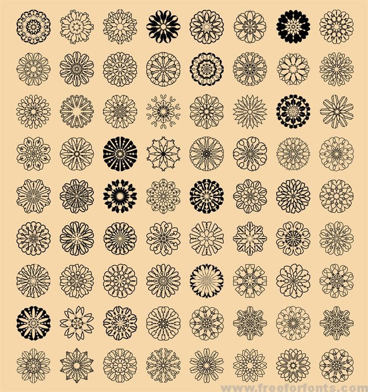 shapes Font Free Download