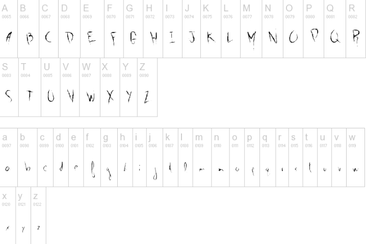 G01 Font