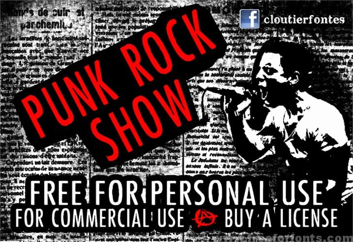 PunkRockShow Font Free Download