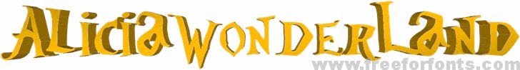 AliciaWonderland  Font Free Download