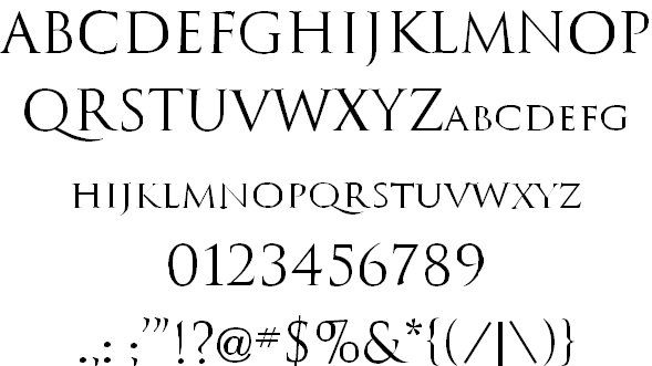 Trajanus Roman Font
