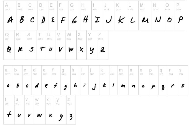 Alpha Mack AOE Font