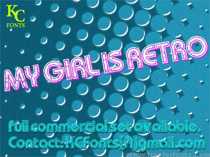 My Girl Is Retro Font Free Download