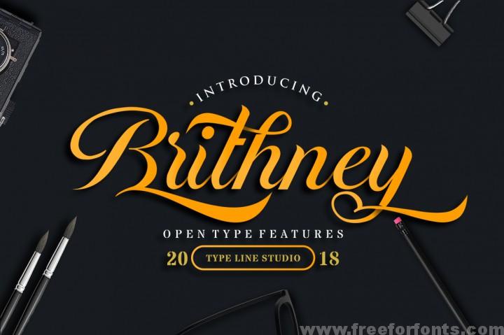 Brithney Script Font Free Download