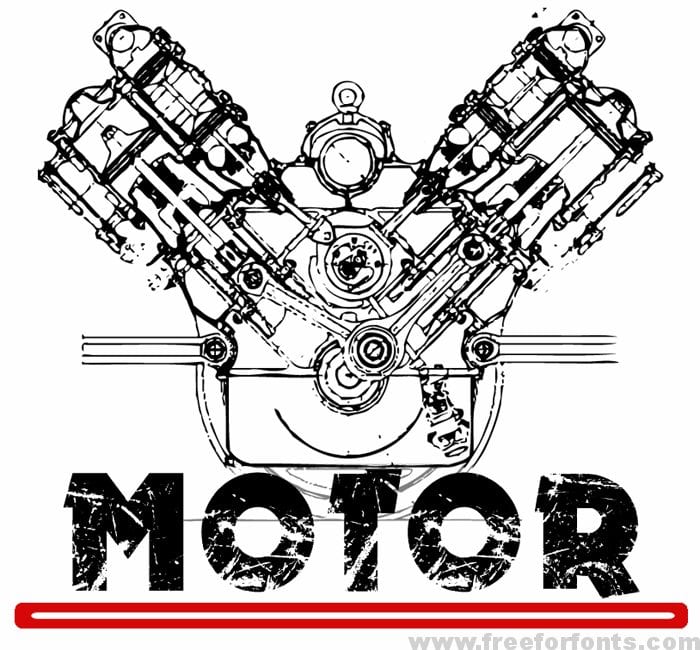 MOTOR  Font Free Download