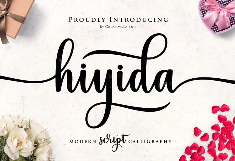 Hiyida Script Font Free Download