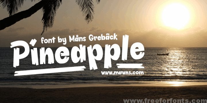 Pineapple Font Free Download