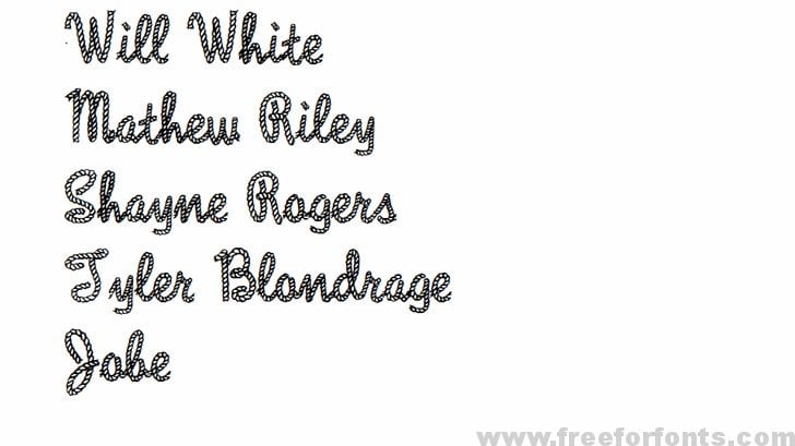 Rope MF  Font Free Download