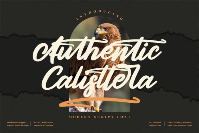 Calisttera Authentique Font