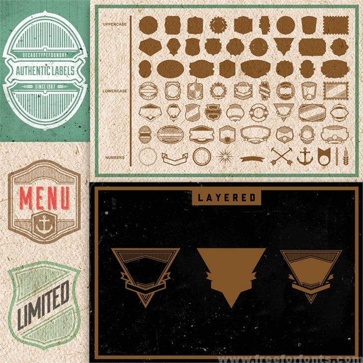 Authentic Labels Font Free Download