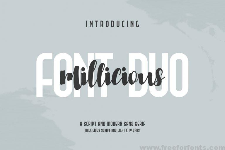 Millicious Brush Font Free Download