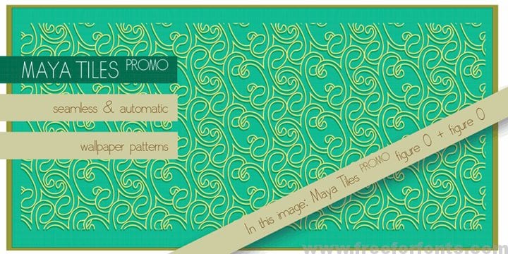 Maya Tiles PROMO Font Free Downlaod